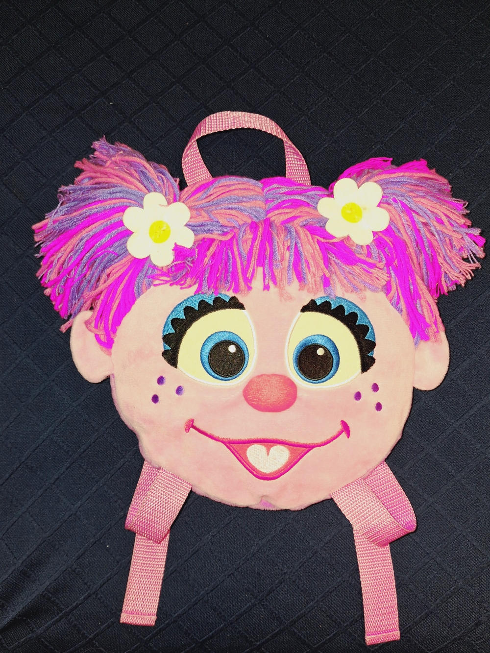 Plush Pink Abby Cadabby Backpack Bright Pink Hair Sesame Street
